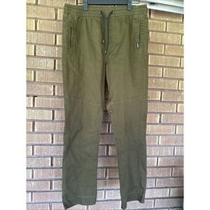 Tony Hawk Skater Size M Men's  Army Green jogger elastic adjustable pant Stretch
